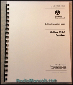 Collins Radio Instruction and Service Manuals